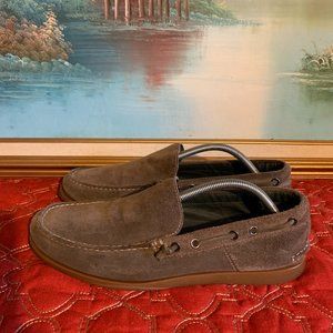 Kenneth Cole Reaction brown suede loafer/boat shoes Men's size 10